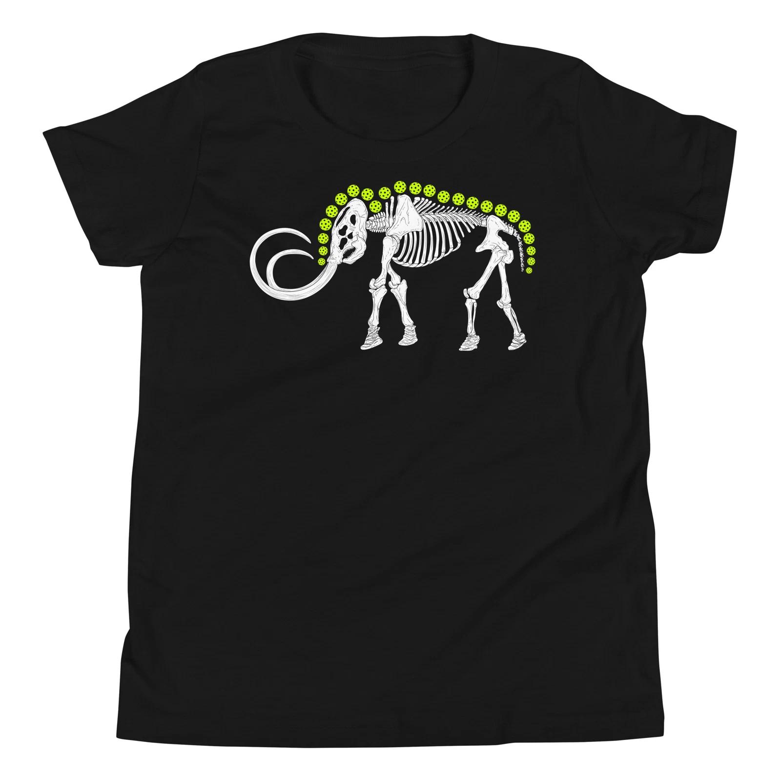 Pickleball Woolly Mammoth Funny Pickle Ball Mammoths Lovers Youth T-Shirt 130
