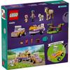 LEGO Friends Pony and Horse Trailer Toy, Gift, Building Blocks, for Boys and Girls, Ages 4, 5, and 6, Animals, Car, Miniature Car, 42634