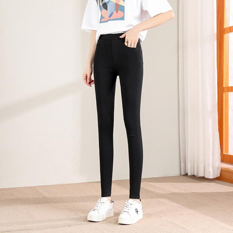 Classic Thin Pencil Pants Girls Skinny Elastic Waist Leggings