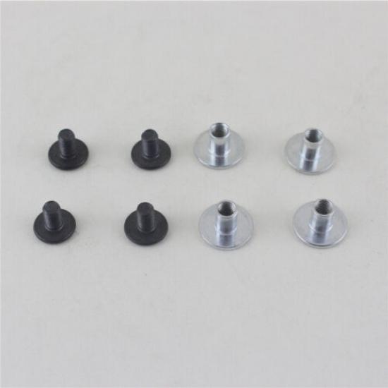 Universal Car Floor Mat Aluminum Foot Heel Carpet Pedal Scuff Plate Nonslip 2mm