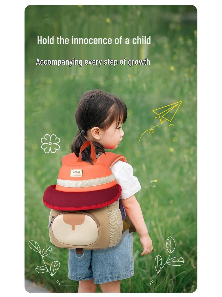 Yome Cute Design Lightweight Backpack for Toddlers - Ideal for Kindergarten, Outdoor Adventures, Boys & Girls