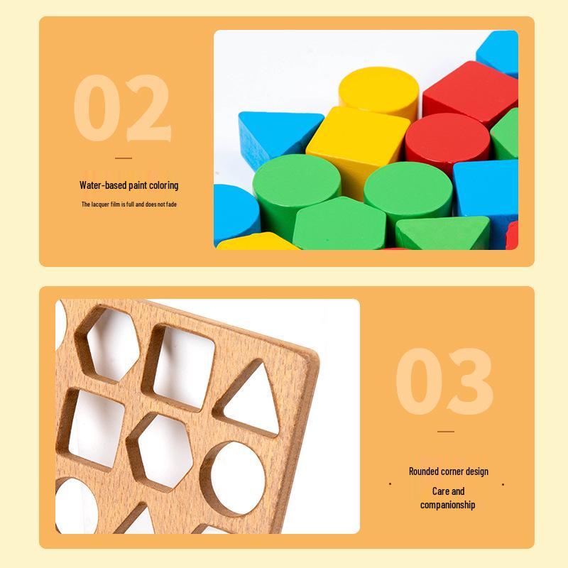 Geometric Shape Matching Educational Toy for Kids: Interactive Parent-Child Learning Game