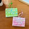 Cartoon 26 Keys Keyboard Keychain Clicker Sound Stress Relief Fidget Toy  Student Gift