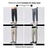 CHOCOOLATEit Men's Ice Silk Straight-Leg Casual Pants