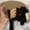 20.32 Cm Hand-Painted Wooden Elephant Shape Stool, Cum Side Table, for Home, Office Living or Bedroom Decor