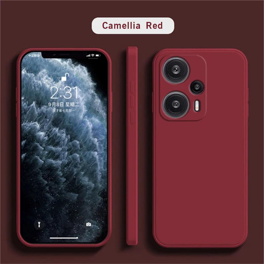 

For Xiaomi Poco F5 Luxury Original TPU Shockproof case For Xiaomi Poco F5 Case Soft Cover Liquid Silicone Phone Back Cover For Poco F5