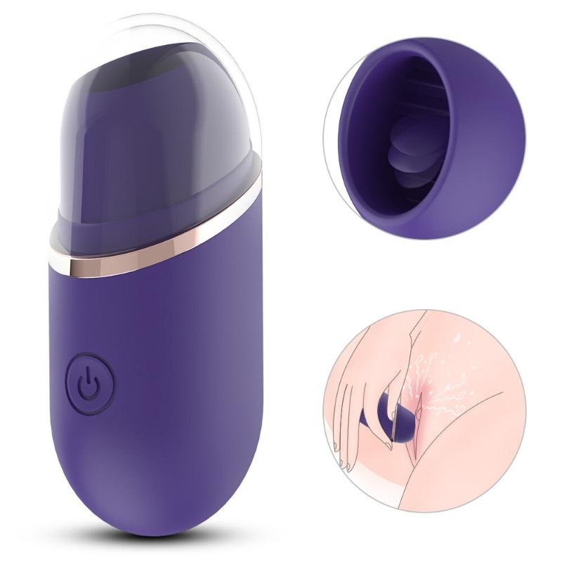 TechnologyClit Vibrator Klitoris Saugen Zunge Lecken Klitoris Stimulation Mini Spielzeug 9 leistungsstarke Vibration Modi Sex Spielzeug
