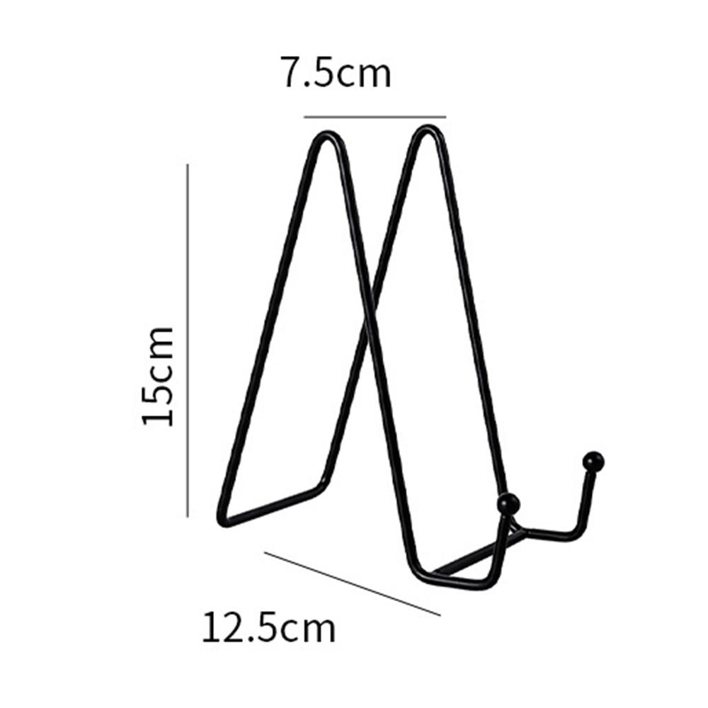 Picture Stands Holder Display Picture Easel Metal Plate Dish Tabletop Art Pictures Frame Photo Decorative Tabletop Art 1 Pc