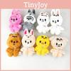 Keychain Plush 10cm Animal Stuffed Doll Cartoon Backpack Gift Pendant