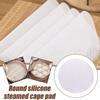20Pcs 12 Inch Round Silicone Steamer Liners Non-Stick Mesh Mat Reusable Steamer Pad For Bamboo Steamer Dim Sum Dumplings Bu U6B3