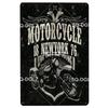 Motor Club Metal Sign Vintage Garage Tin Sign Bar Decor Plaque Pub Bar Decor Metalen Borden Poster Plate Art Poster