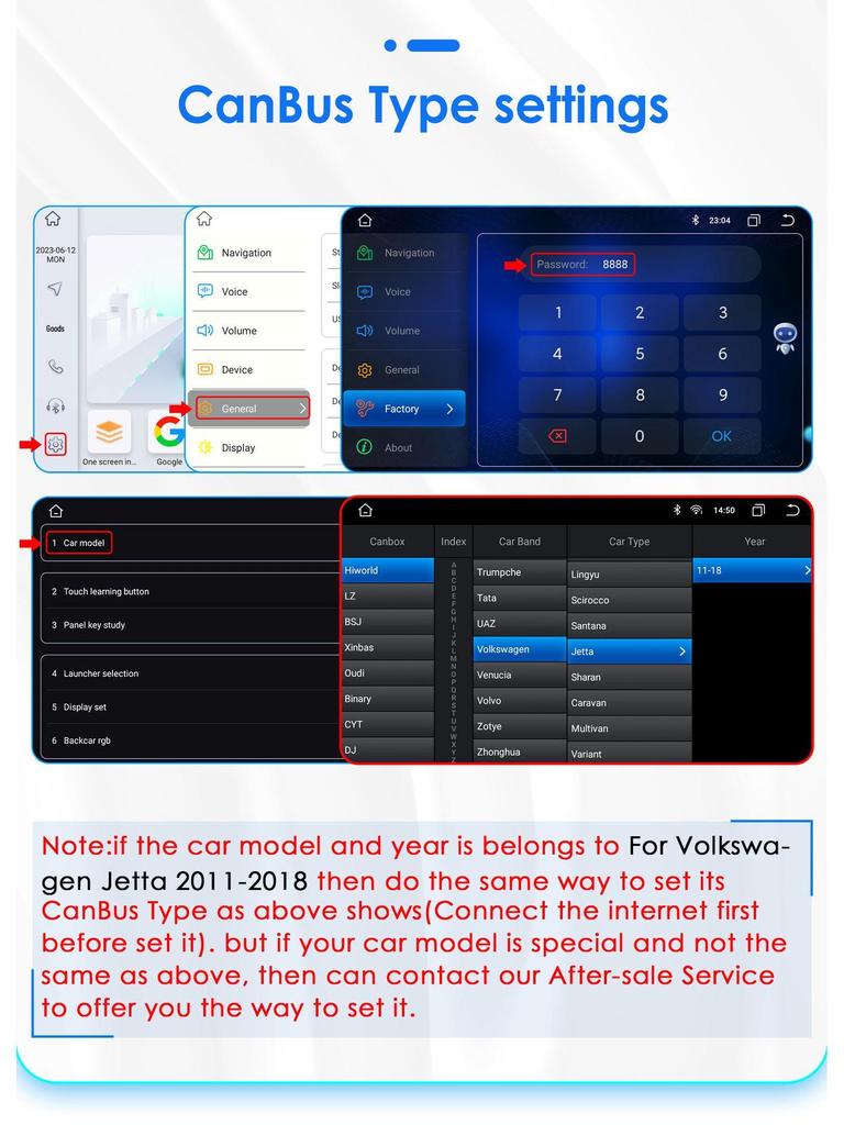 Volkswagen Sagitar 2011-2018 Android Navigation & Reversing All-in-One System
