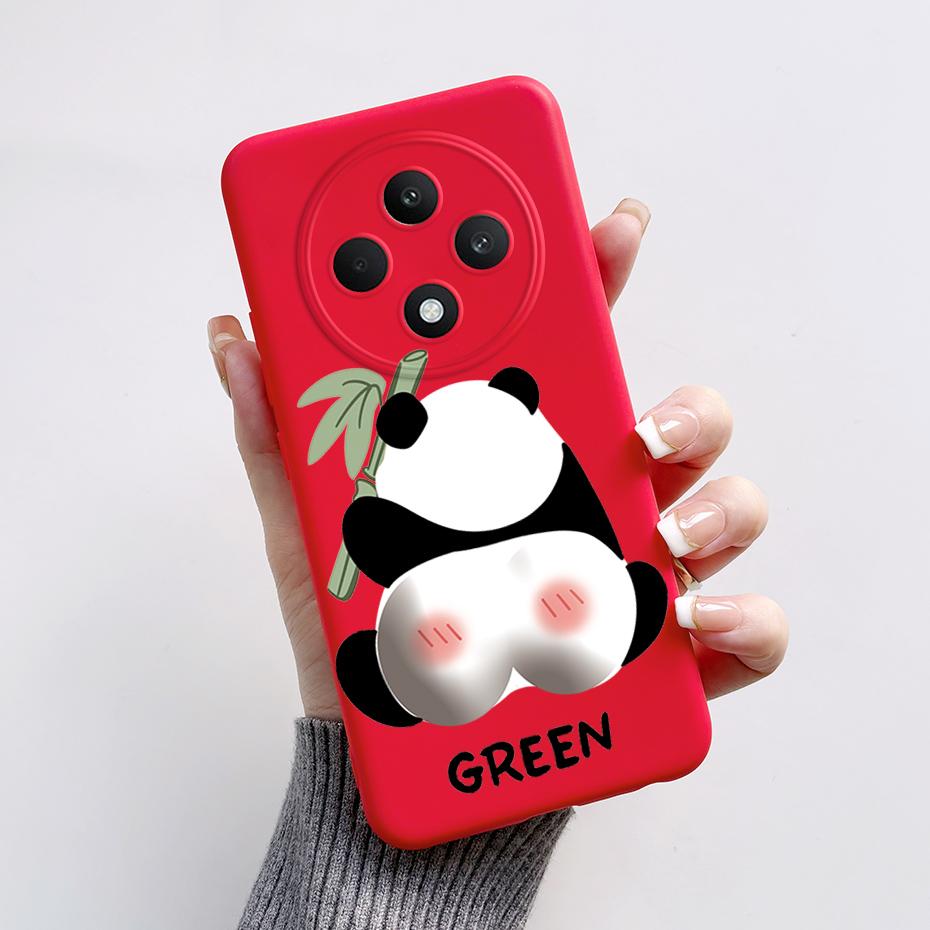 For Oppo Reno12 F CPH2637 Case Cute Rabbit Panda Shockproof Silicone TPU Back Cover for Oppo Reno 12F Reno12F 5G 2024 Soft Case