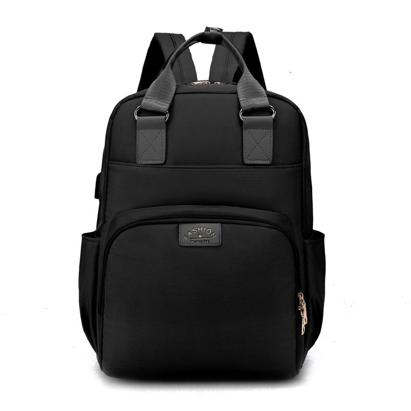Summer Portable Dual Shoulder Large Capacity Multifunctional Mother and Baby Bag with Anti-theft Properties