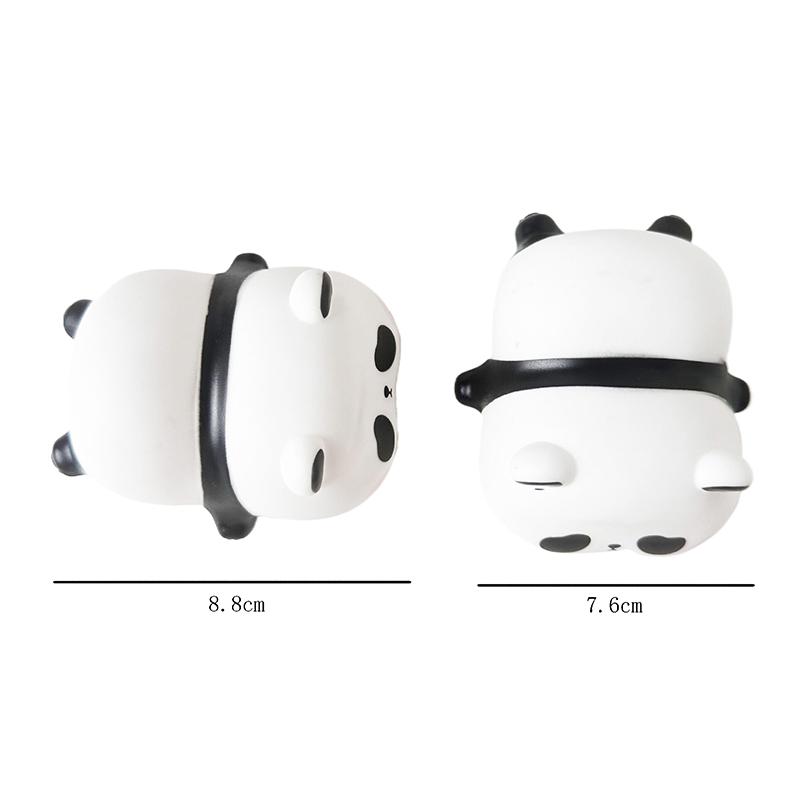 Creative Mini Panda Small Night Light Living Room Cute Panda Silicone Lamp Bedside Decor Kids Night Light Birthday Gift