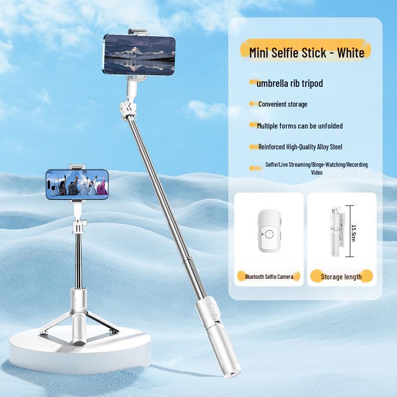 Portable Outdoor Selfie Stick Tripod: Telescopic Handheld Phone Holder for Photography