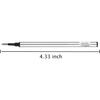 10 PCS Jinhao Roller Ball Pen Refills, Screw Type, Black Color, Medium Point,115mm