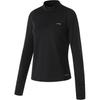 Li Ning Fleece Lined Warm Stand Collar Long Sleeve T-Shirt Women Tops Black ATLU050-1