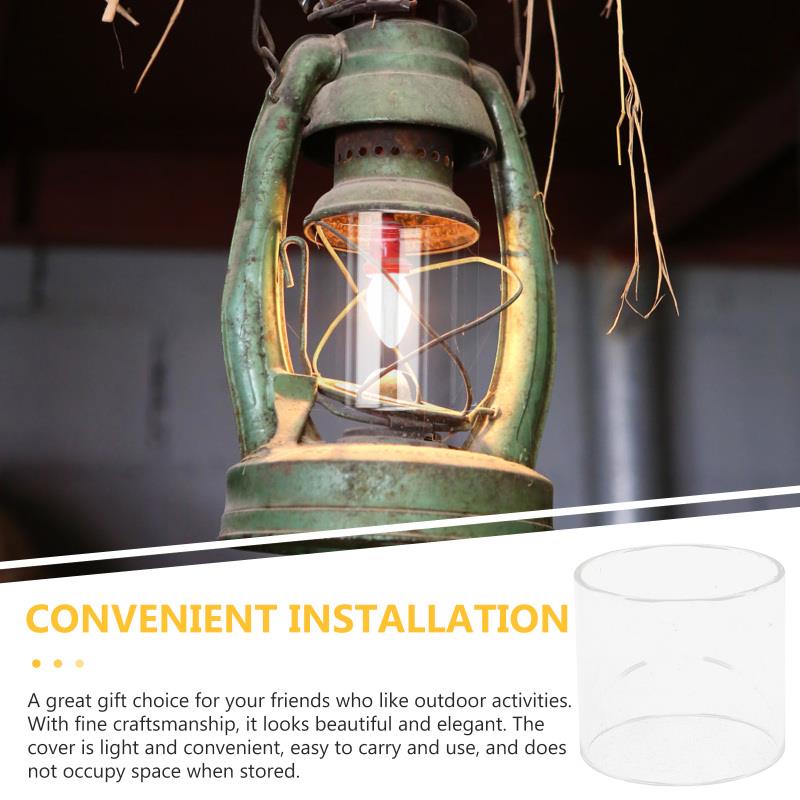 High Quality Glass Lamp Shade Outdoor Gas Lantern Protector Propane Cover Shell Clear Accessories Car Lights Beautiful Design