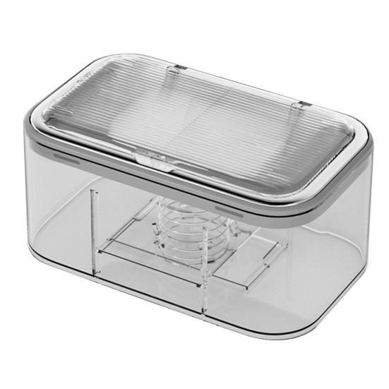 

Коробка для дозирования влажных салфеток. Настенный держатель для салфеток большой емкости. Легко открывающаяся многофункциональная коробка для салфеток с пружинной пластиной. серебряный серый