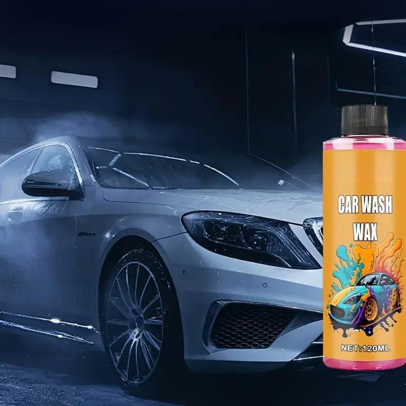 Vehicle Exterior Cleaning Liquid with Sponge, Small Screw-Cap Bottle for Routine Wash Support, Wipe-Down Use, and Shelf Storage In Garages