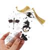 Anime Black Dragon Bookmarks Collection Gift for Book Lovers Acrylic Book Mark for Men Women Teacher Friend Kid Marker Reading