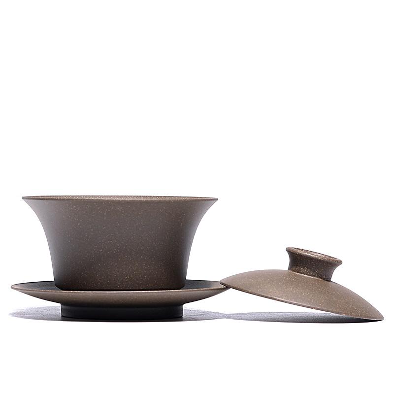 Bainian Liyong Yixing Zisha San Cai Gaiwan