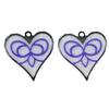 Silicone Mold for Earrings Pendant Elegant Heart Shape Mold for Artistic Crafts