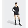 Adidas Originals One Shoulder Asymmetric Fitted Long Sleeve T-Shirt Women tops LE8310