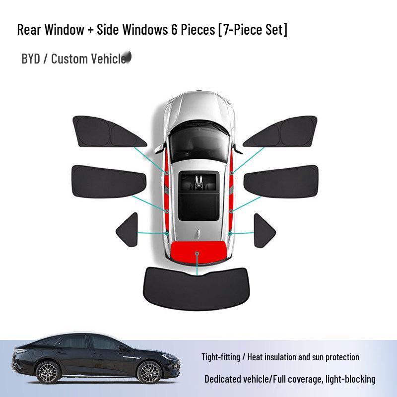 Full Coverage Sun Shade for BYD Models - Privacy & Heat Protection