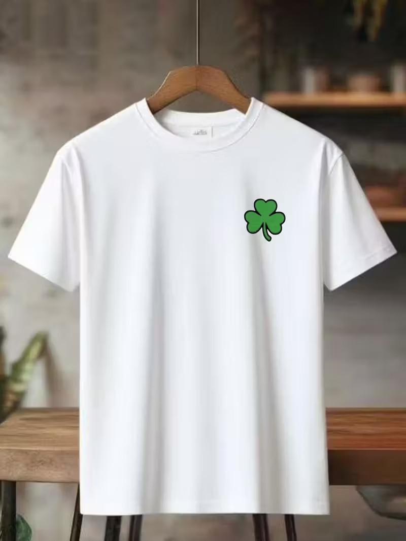 

ST PATRICKS DAY T-SHIRT Mens Paddy s Irish Ireland Clover Tee Top Fancy Dress Te S разноцветный