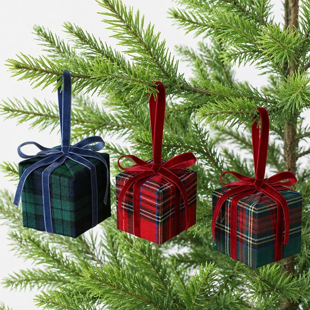 Schaumstoff-Weihnachtsbaum-Hängedekorationen Samt-Weihnachtsgeschenk-Hängeornament Weihnachten