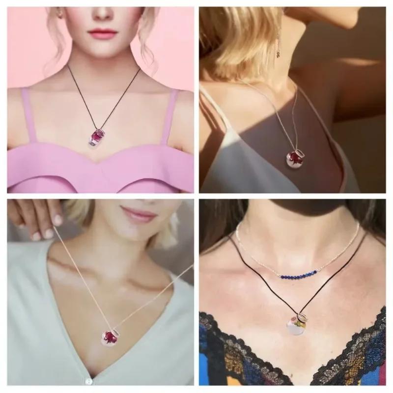 1Set Resin Small Bottle Pendant Silicone Mold Drift Bottle Micro Landscape DlY Jewelry Wishing Bottle Pendant Silicone Mold