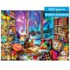 Buffalo Games - Aimee Stewart's Northern Lights Cats Winter Scene 1000-piece Jigsaw Puzzle for Adults, Made in the USA