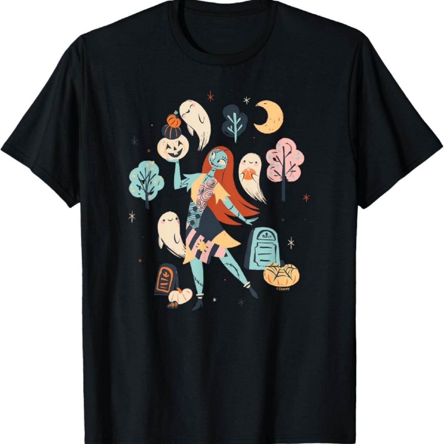 Disney The Nightmare Before Christmas Sally Ghost Halloween T-Shirt XXXXXL разноцветный