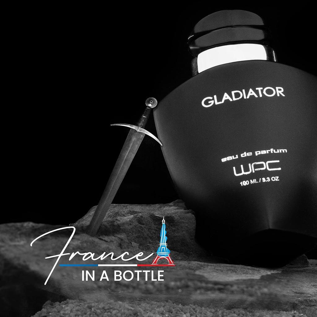 Perfumy Deziner Boutique Gladiator dla mężczyzn | 100 ml | Woda perfumowana | Luksusowy długotrwały zapach w naturalnym sprayu | Opakowanie 1 szt.