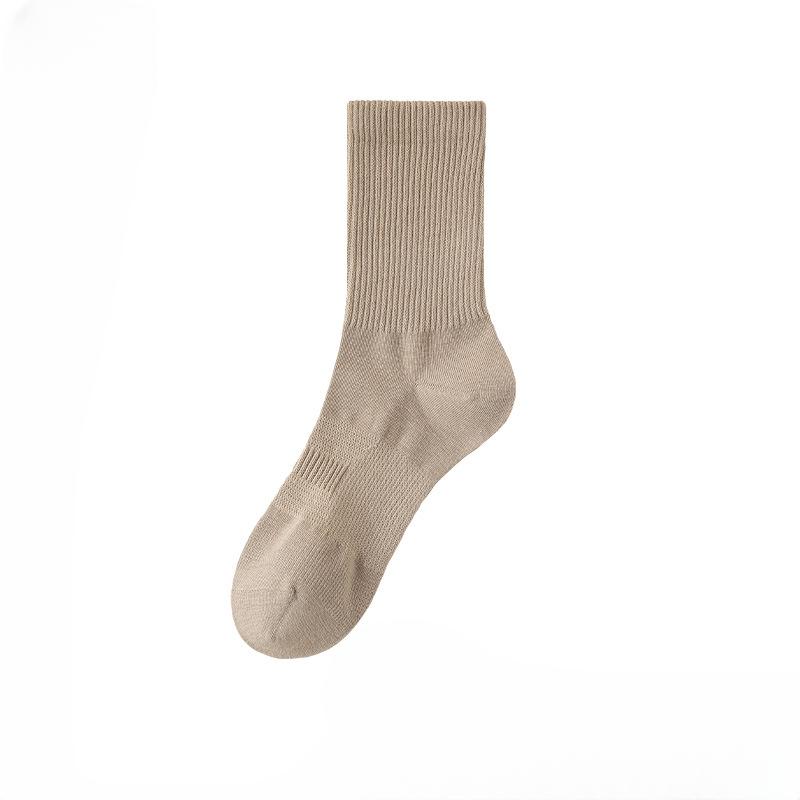 Female Autumn and Winter 10A Anti Bacterial Deodorant Boneless Sweat Absorption Breathable Sports Tube Socks