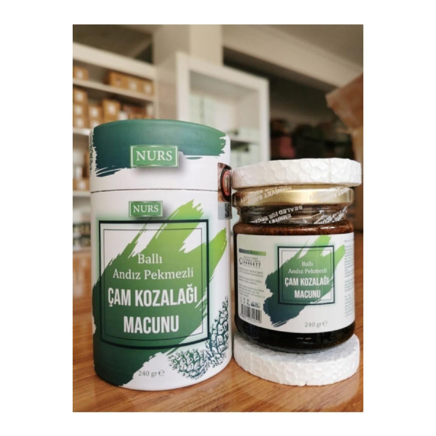 

Lokman Hekim Pine Cone Paste With Honey And Oath Molasses 240 Gr