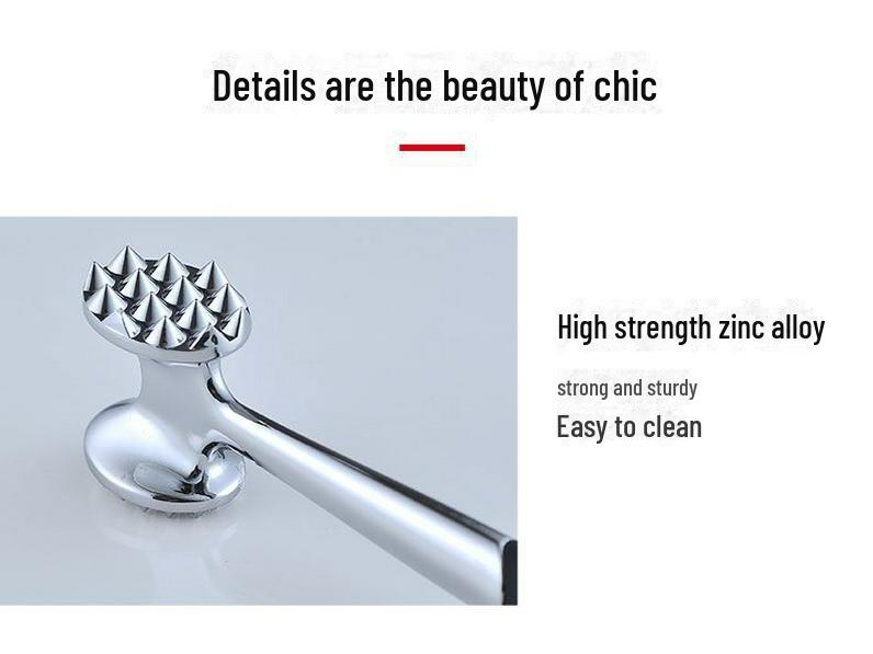 Double-sided Zinc Alloy Meat Tenderizer Hammer - Kitchen Tool for Breaking Tendon and Loosening Meat