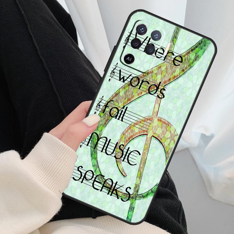 

Music Note Musical Treble Clef Case For Oppo A17 A57 A77 A40 A78 A54 A74 A94 A76 A16 A96 A18 A60 A80 A38 A58 A98 A15 A5 Pro OPPO A91