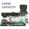 Fishing Rod Bag, Large-capacity Waterproof Fishing Bag, Thickened Sea Rod Bag, Big Belly Bag, Wheel Fishing Gear Bag, Fishing Storage Bag