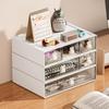 Desk Organizer Drawer Cute Plastic Clear Organizer Boxes Stationery Storage Box Container Cosmetic Jewelry Storage Organizer