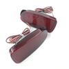 2X LED Bumper Reflector Tail Rear Brake Stop Light For Toyota Previa Estima Tarago 30 40 Series
