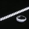 1pc Hip-Hop Fashion Ice Crystal 15Mm Necklace, Suitable For Men And Women, Fashionable And Suitable For Men As Gifts