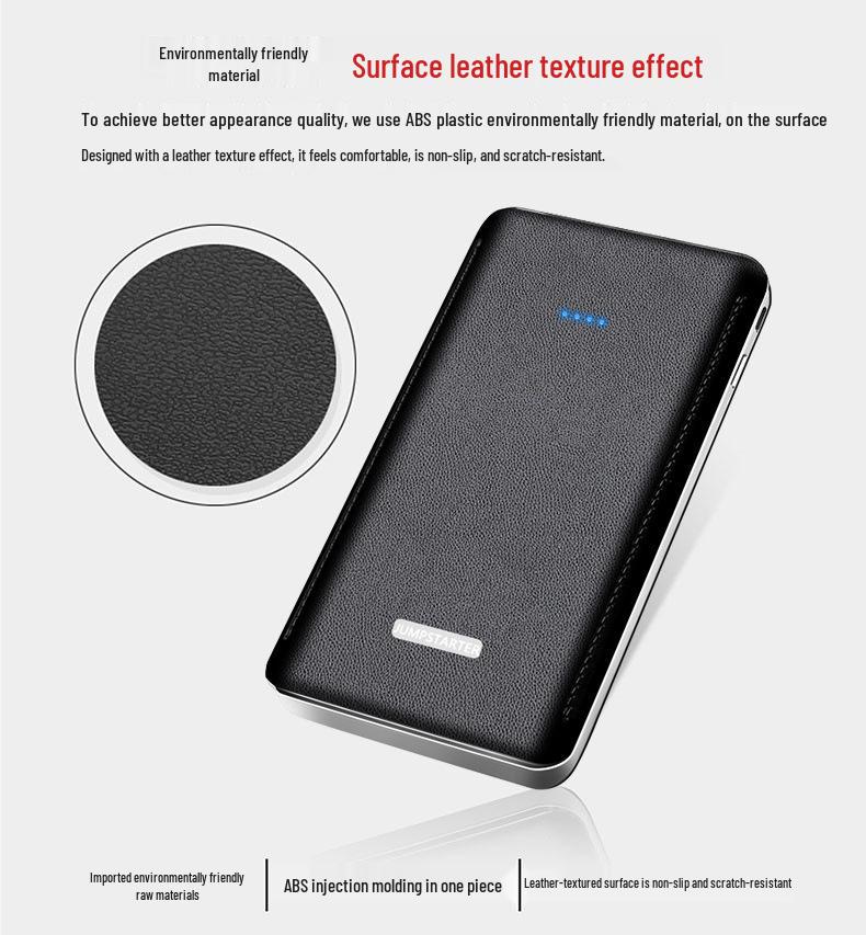 Portable 12V Car Jump Starter Power Bank – High-Capacity Emergency Battery Booster