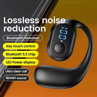 KY2 Pro Ear Hook Wireless Earphones Bluetooth-compatible 5.3 Mini Handsfree Waterproof Sport Music Headset Single  Earbuds