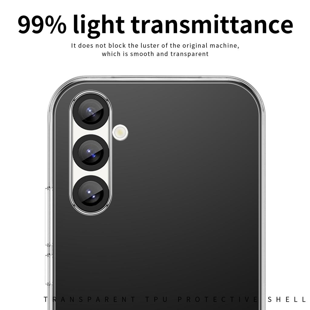 MOFI For Samsung Galaxy S25+ Case Anti-Scratch Clear Soft TPU Phone Cover