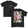Maglietta estiva da uomo in cotone a maniche corte con scollo tondo e stampa kawaii Majin Buu Gym Ball Z Fitness Anime per genitori