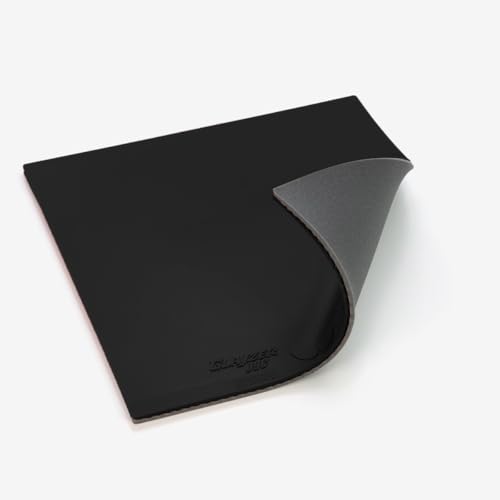 Butterfly Table Tennis Rubber, Made In Japan, Glazer 09C, Inverted Soft, Sticky High Tension, Black (278), Extra Thick, 06110
