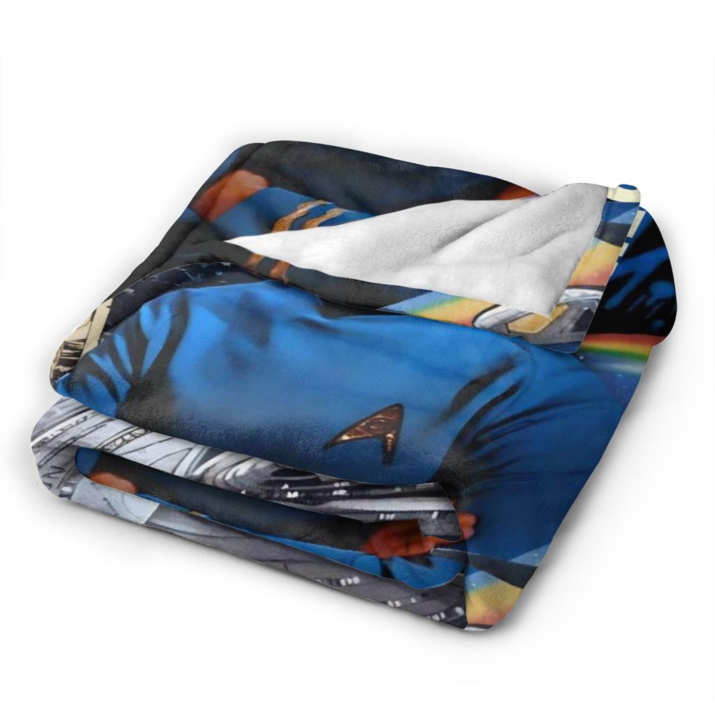 Stars Treks Throw Blanket for Couch Fuzzy Soft Plush Blanket 50x60 Inches Multiple Sizes Bedspread for All Seasons